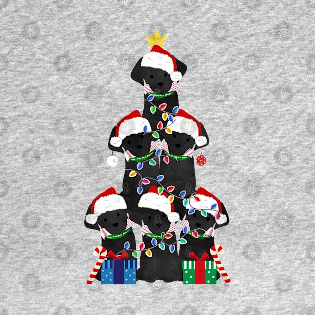 Black Lab Puppy Christmas Tree by EMR_Designs